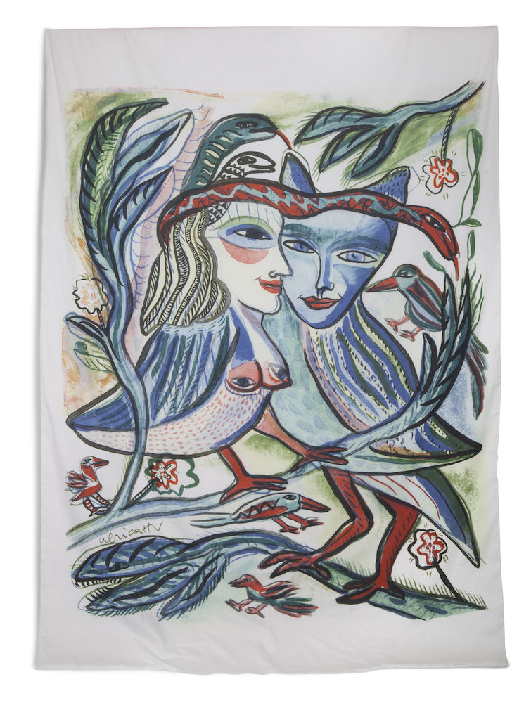 Bäddset Turturduvor Satin - 2