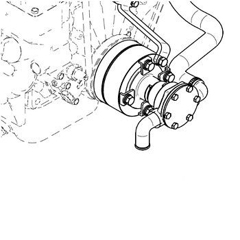 Front Water Pomp MINI-17/29 Kit(Spline)