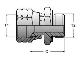 Fitting 3/4-G1/2 - (item no.  JEVGE-08-08) - 2