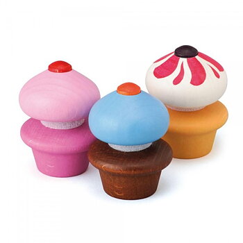 3 söta cupcakes FS
