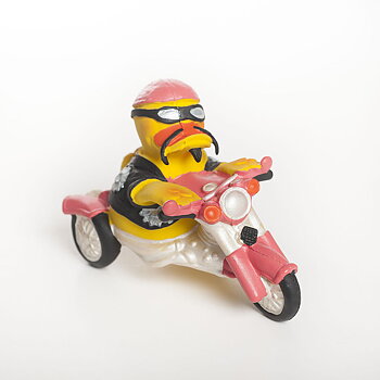 Anka på motorcykel FS