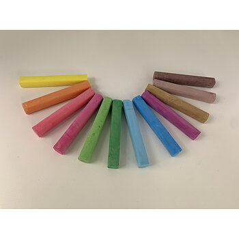 Tavelkritor färgade 12-pack