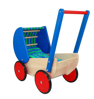 Dockvagn blå WS
