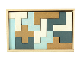 Pussel Pentomino dova färger WS
