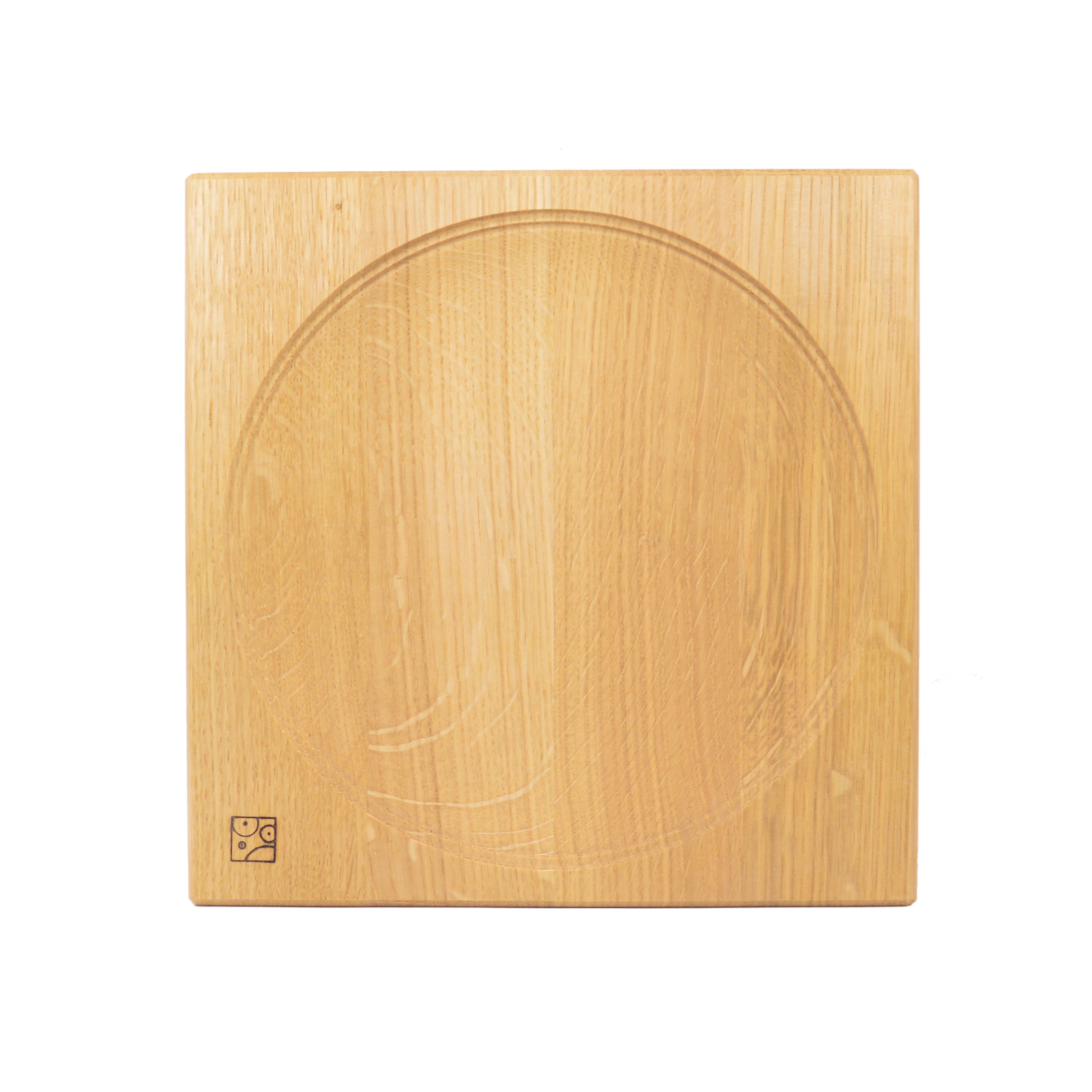 Snurrplatta i ek 11,5 cm