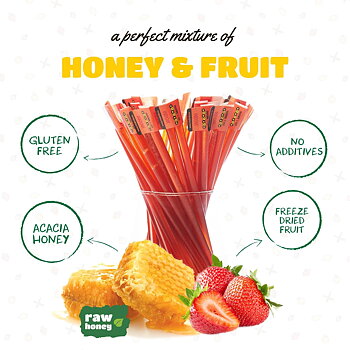 Honey sticks jordgubb WS