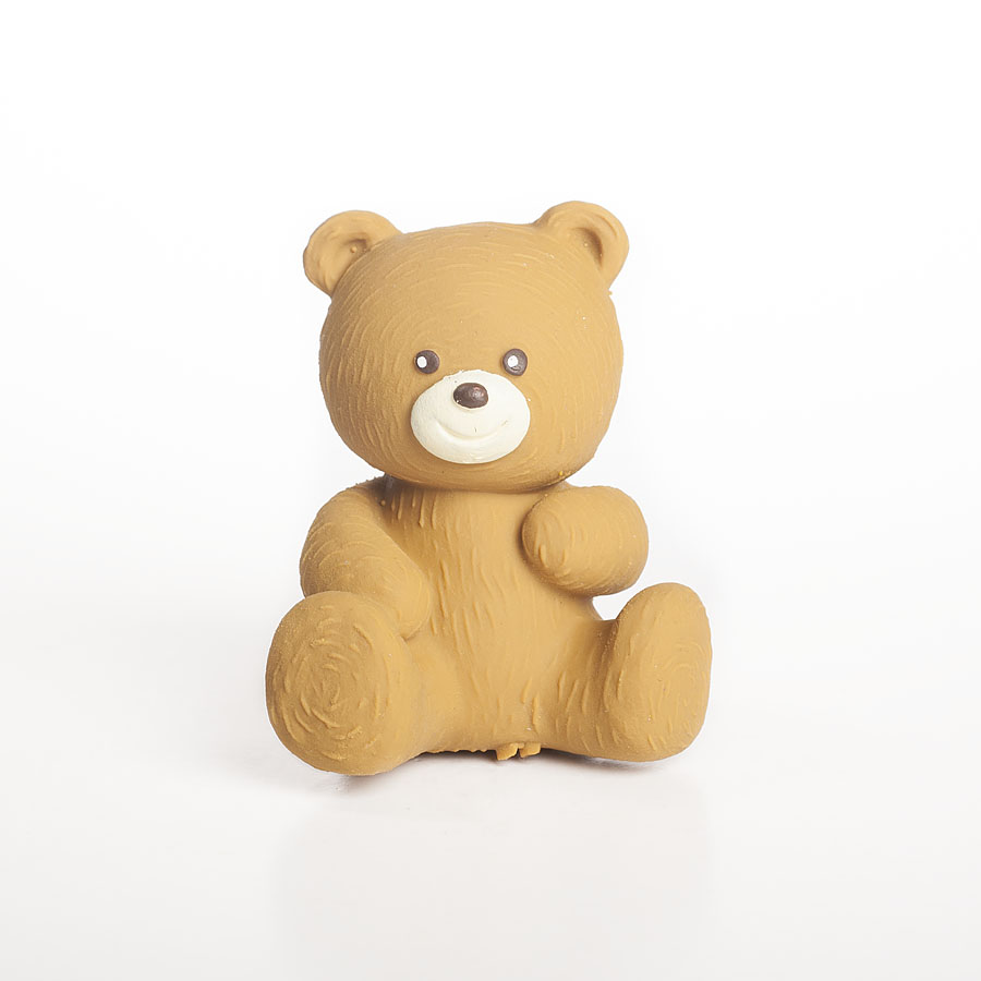 Badleksak Nalle i naturgummi FS