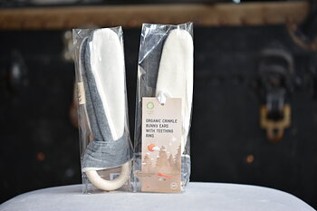 Prasslande kaninöron grå WS