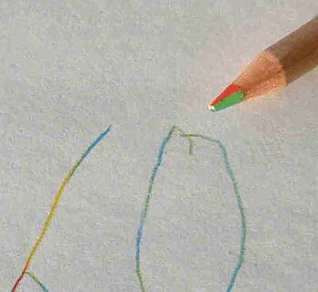 Regnbågspenna tunt stift WS
