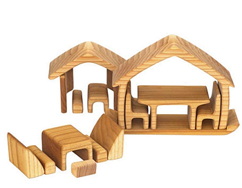 Klossar Dockhus Natur WS