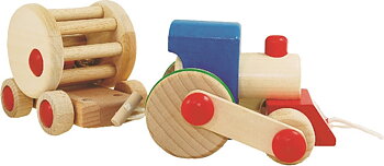 Lok med vagn o skallra