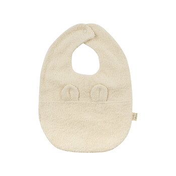 Haklapp med öron beige WS