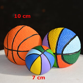 Basketboll i naturgummi 10 cm