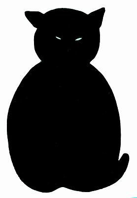Grytunderlägg sittande katt