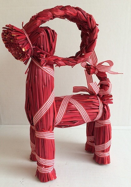 Halmbock Sixten röd 50 cm