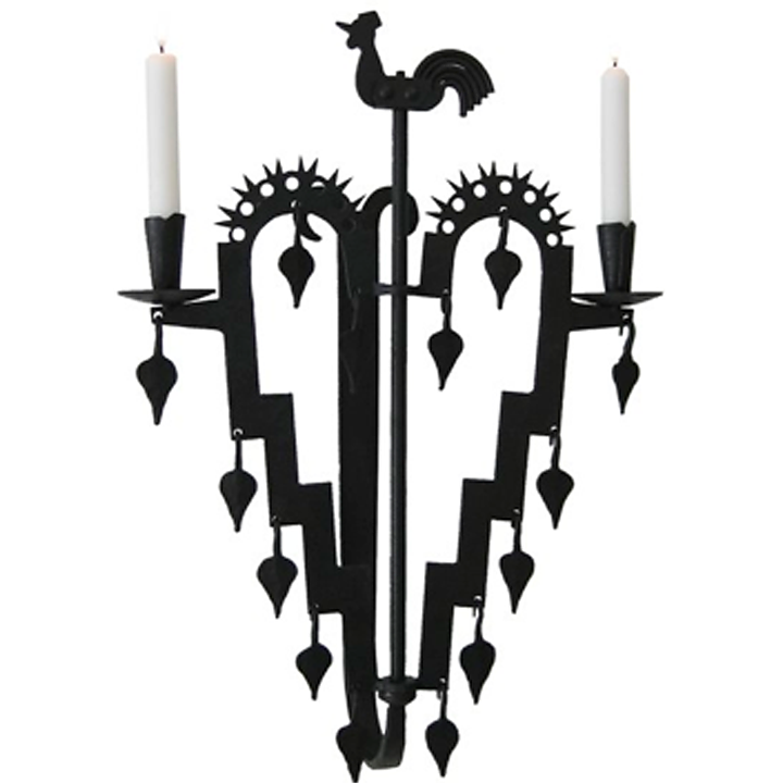 Tuppljusstake vägghängd