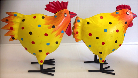 Charlie & Amelia - chickens