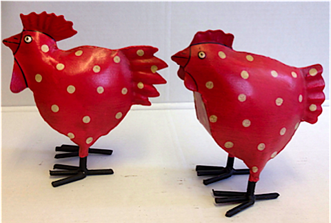 Wilma & Lennart - kycklingpar set 2 st