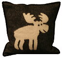 "Moose" vit/svart 50x50 Kuddfodral