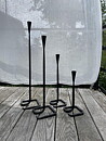 Ljusstake fyrkantig fot 25 cm