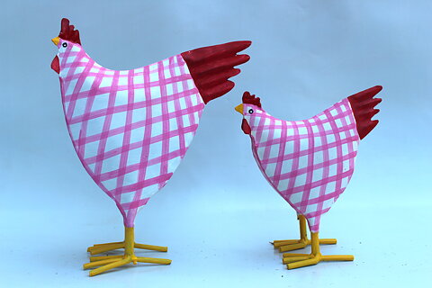 Axel & Agnes - pair of chickens