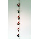 Little santas on a ladder