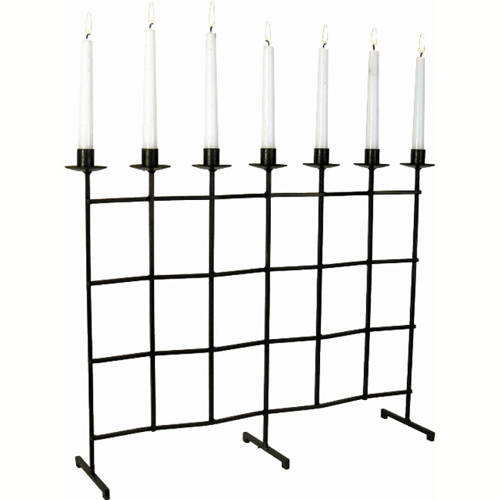 Gallerstake för sju ljus