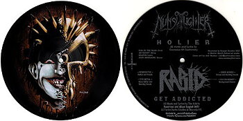 Nunslaughter/Rabid - Split [Pic-7"-EP]