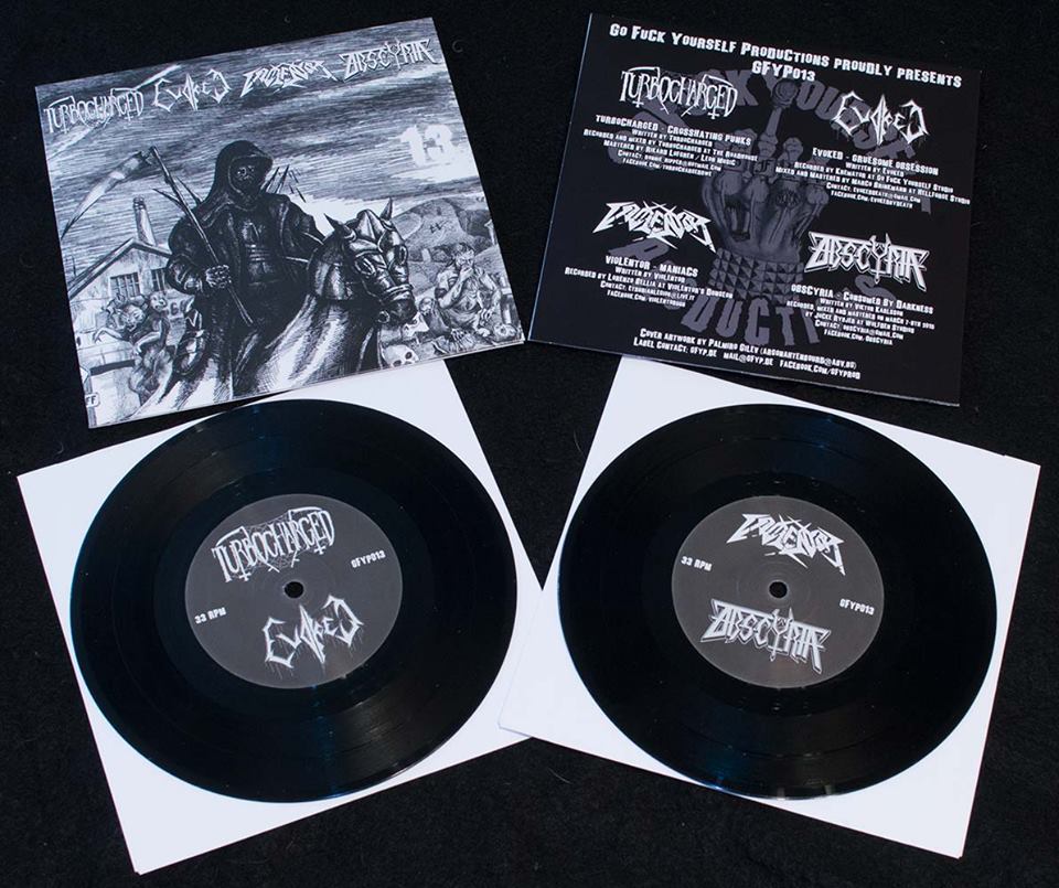 Turbocharged/Violentor/Obscyria/Evoked - 13 [7"-EP] - 2