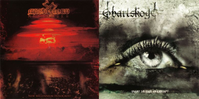 Massemord/Svartskogg - Svart Metall Ondskapt [CD]