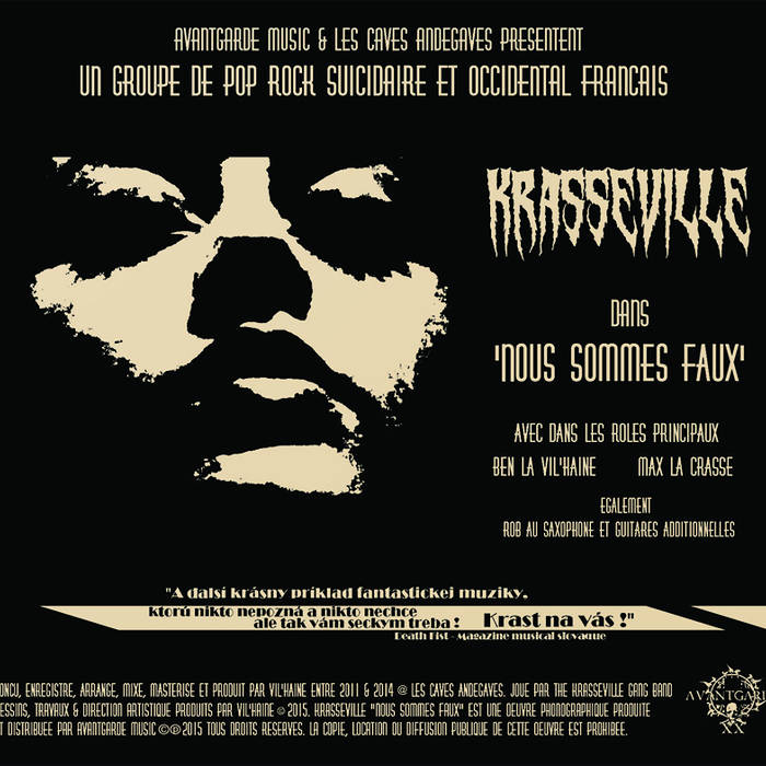 Krasseville ‎– Nous Sommes Faux [Digi-CD]