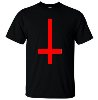 Swedrock - Antichrist Cross (red print) [TS]