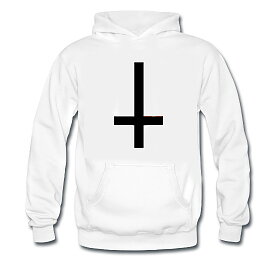 Antichrist Cross (vit) [Sweatshirt]