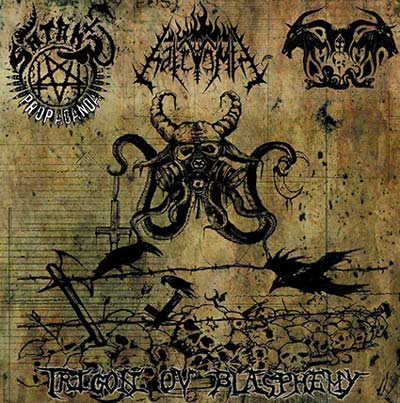 Satan's Propaganda/Hatevomit/Impaler of Pest - Trigon ov Blasphemy [CD]