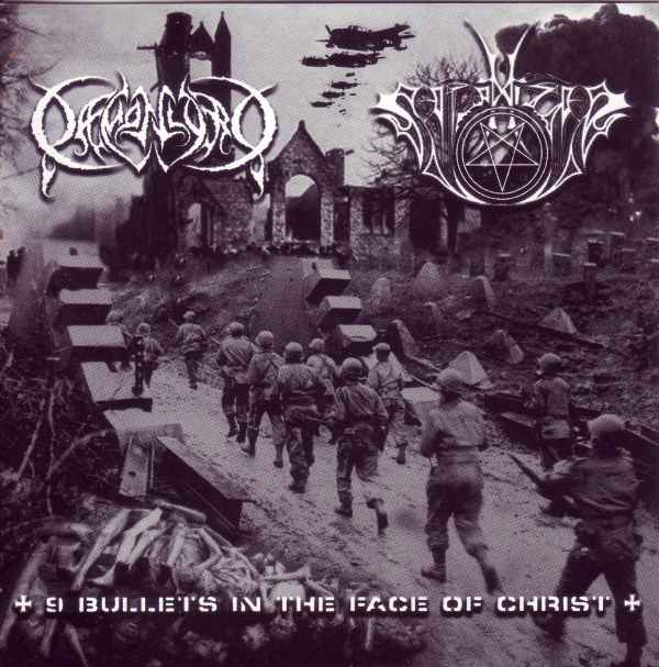Daemonlord/Satanizer - 9 Bullets in the Face of Christ [CD]