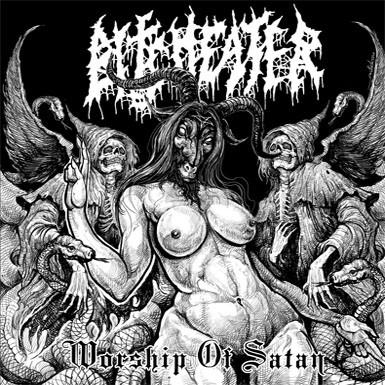 Bitcheater ‎– Worship of Satan [CD]