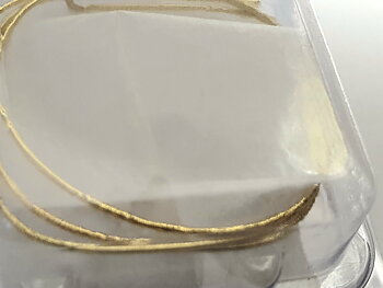 Frenchwire 0,8mm goldplated