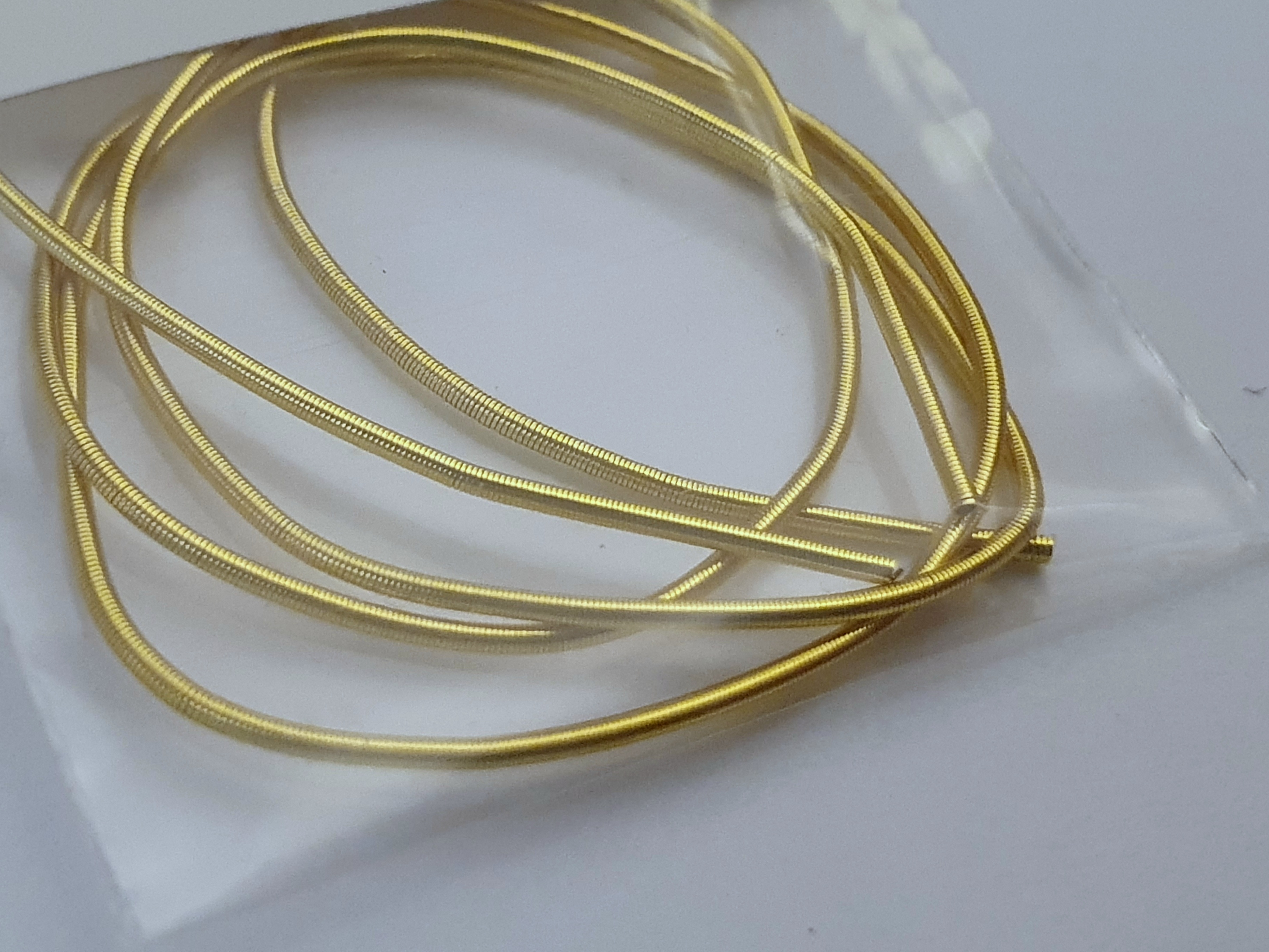 Frenchwire 1,2mm goldplated