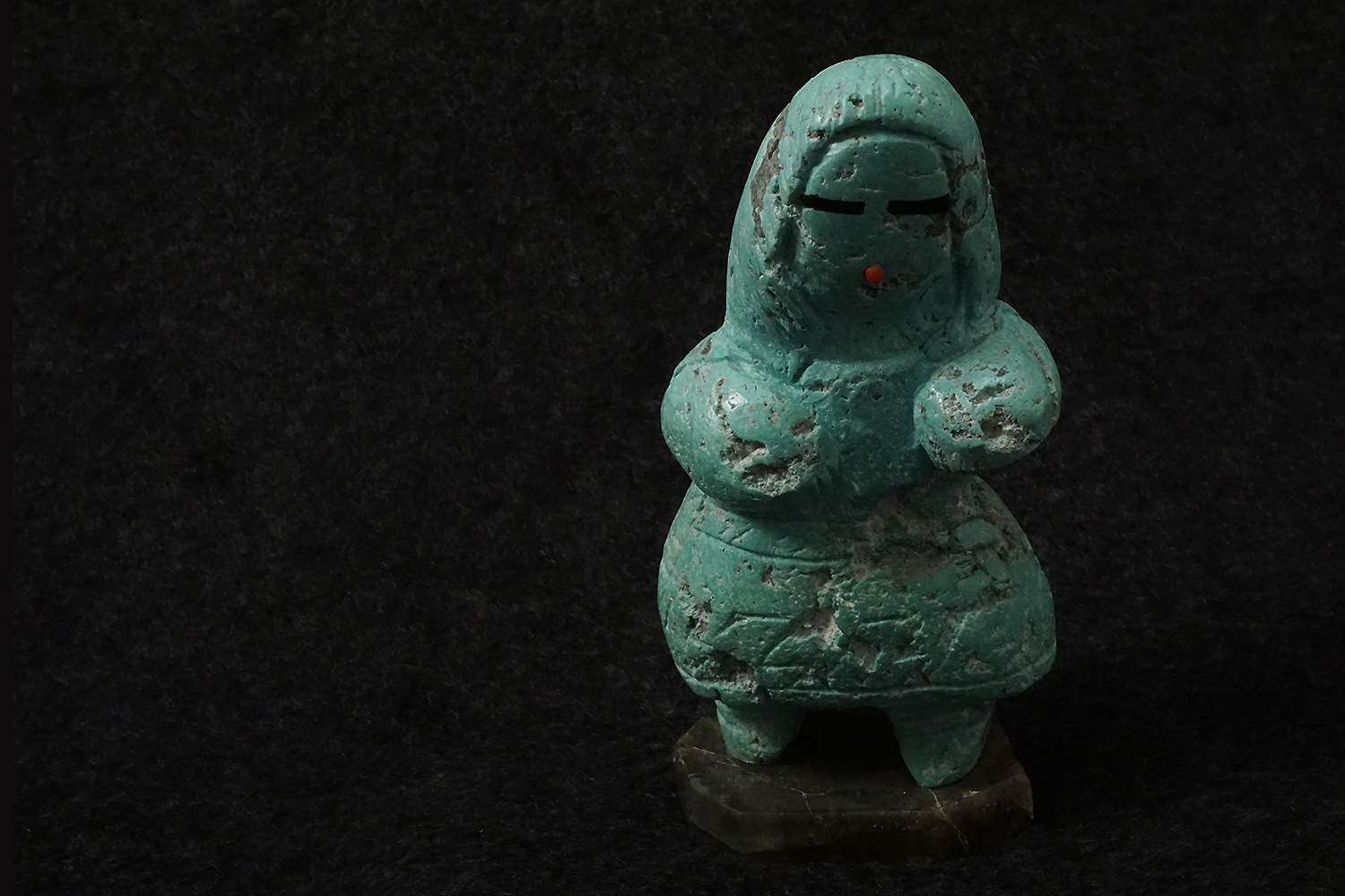 Zunifetish, Corn maiden 9cm high + base. - 7