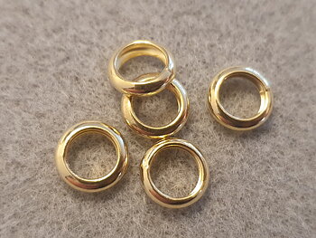 Motring bred 9mm fg skålad insida 5st/fp Pris/fp 925-silver