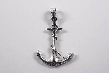 Ankare 30mm, hänge 38mm, 925-silver