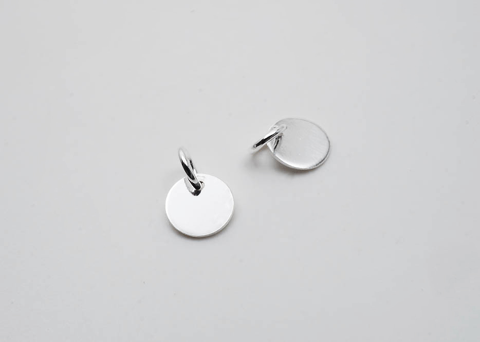 Silvertag 6mm, 925-silver, styck