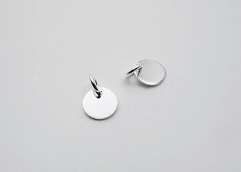 Silvertag 6mm, 925-silver, styck