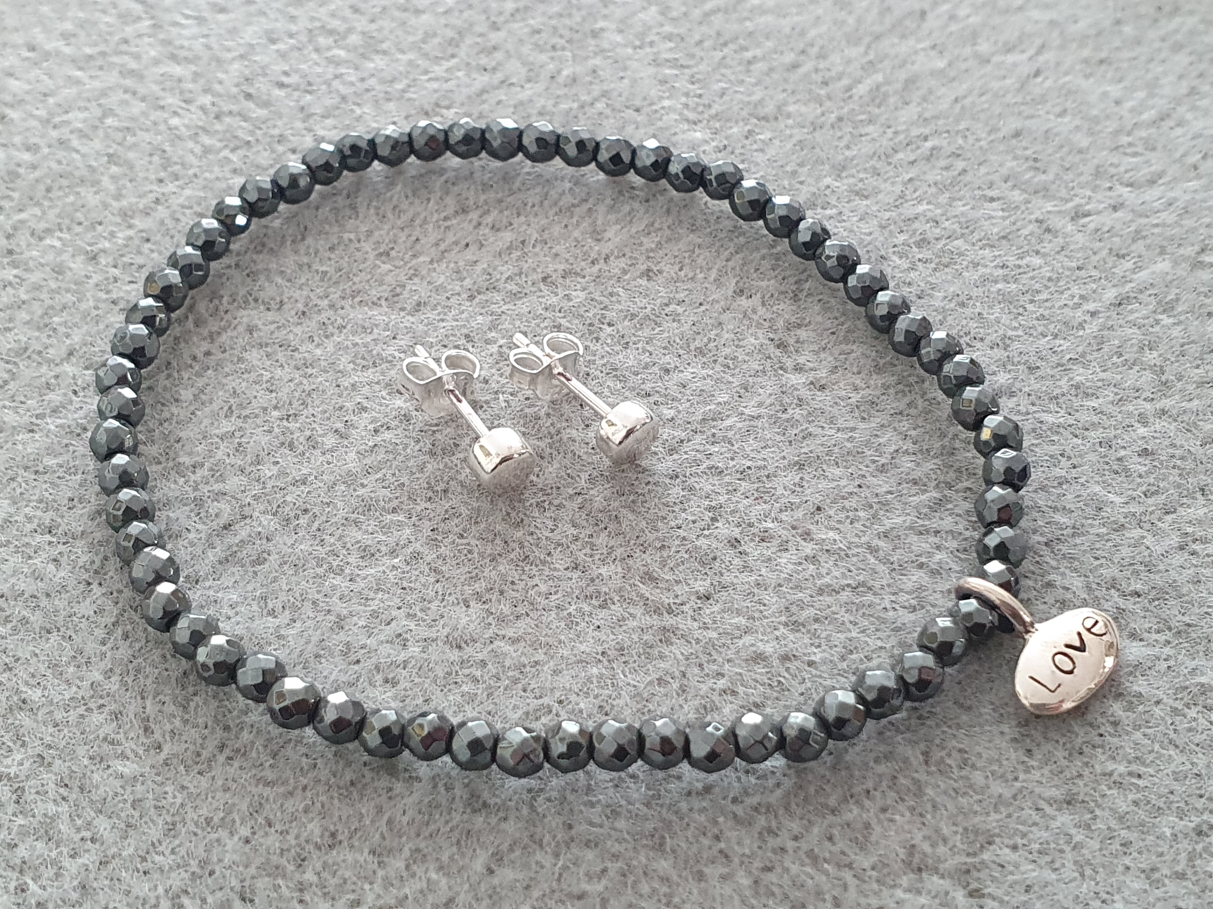 Love/Hope set. 925-silver