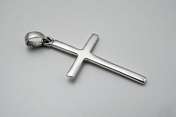 Kors 26 mm hänge inkl hake ca. 33mm, 925-silver
