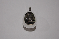 Bubbla blankt hänge, 925-silver	 - 2