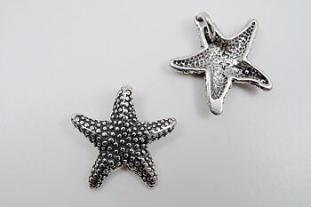 Sjöstjärna ca. 18mm, hänge 925-silver