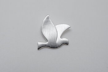 Duva hänge 14mm,  925-silver