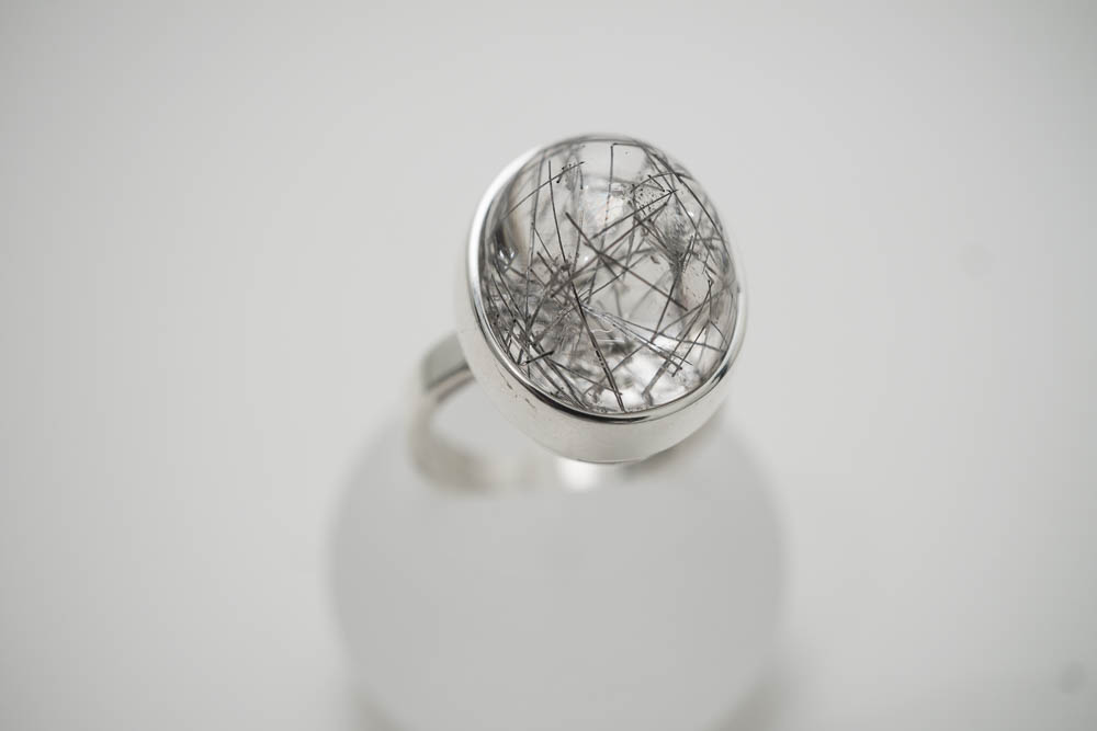 Turmalinkvarts  silverton ring JOD 925-silver