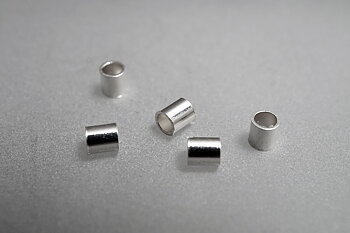 Klämtub 3X3 mm 2st/fp pris/fp, 925-silver
